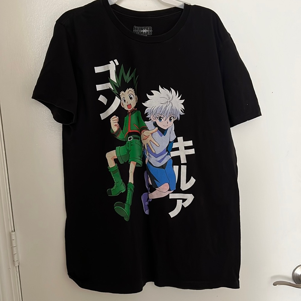 Hot Topic Unisex HunterxHunter Black T-shirt in Size L